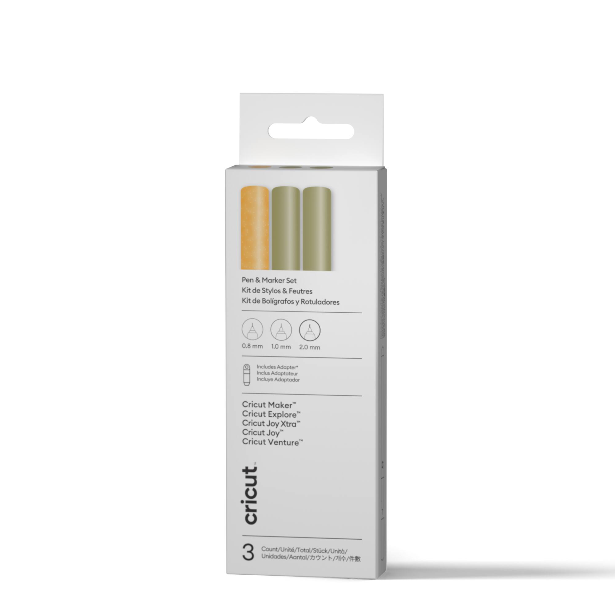 Cricut® Gold Sampler Multi Pen Set + Adapter